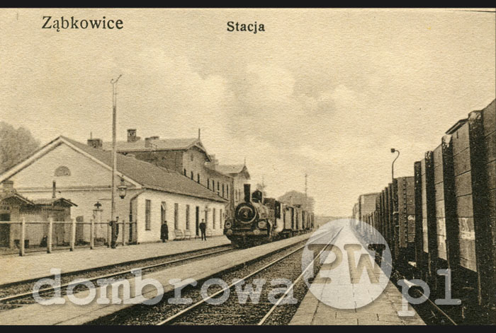 1912 r. Ząbkowice, Stacja (Piotrowska)